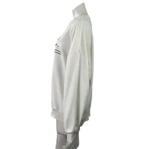 Yale University Women's White Crest Fleece Long Sleeve Crew Neck Sweatshirt L thumbnail 2