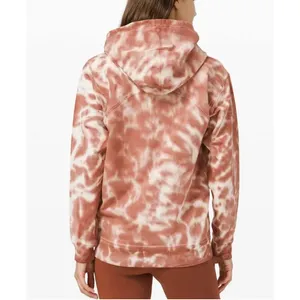 NWOT Lululemon All Yours Hoodie Tie Dye Fleece Marmoleado Ancient Copper sz. 6 thumbnail 2
