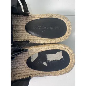 Rebecca Minkoff Espadrille Platform Sandals Women‎ 7.5 Leather Woven Minimalist thumbnail 7