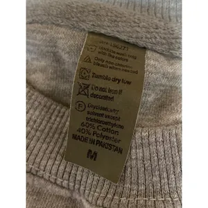Women's Gray Embroidered USA Flag Cowboy Eagle Long Sleeve Sweatshirt Top Size M thumbnail 5