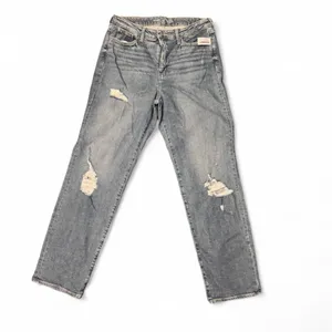 Old Navy OG Loose Jeans 14 Tall High Rise NWT Distressed Straight 34.5 Inseam thumbnail 2