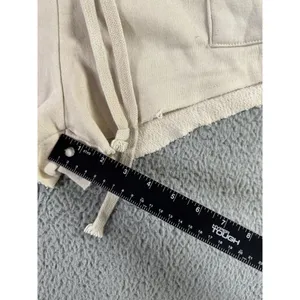 Relaxx Cargo Sweat Shorts Women Medium High Rise‎ Elastic Drawstring Waist Y2K thumbnail 6