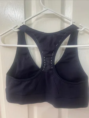 lululemon athletica Navy V-Neck Racerback Sports Bra thumbnail 3