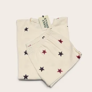 🆕 Daily Drills | Thermal Sleep Set | Cream + Stars | Sz: M/L thumbnail 7
