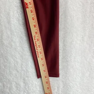 ALO High Waist Airbrush Leggings XS Extra Small Red Burgundy Athleisure Pants thumbnail 5