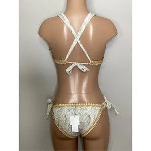 New. Pilyq Cobra Crochet trim bikini. S-top/M-bottom. Retails $178 thumbnail 7