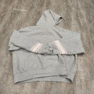 Victoria's Secret PINK Gray Hooded Sweatshirt Size Medium thumbnail 2