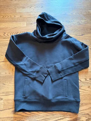 Zyia Oh So Soft Hoodie Sweatshirt Black thumbnail 1