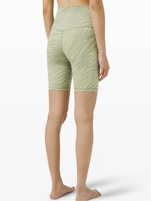 Lululemon Align Short 8" Le Tigre Camo Green Fern Multi thumbnail 6
