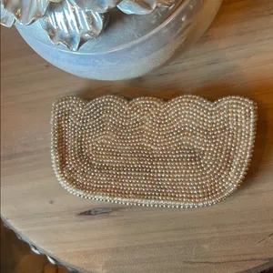 Vintage 1950s Miranda Faux Pearl Mini Clutch thumbnail 3