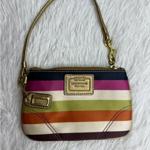 y2k COACH Legacy Multicolor Wristlet thumbnail 7