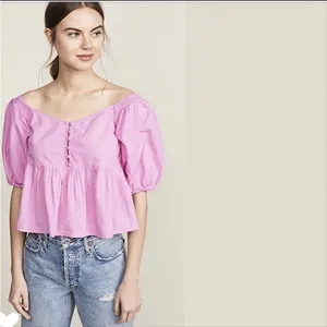 Free People Veronica Sweetheart Blouse thumbnail 2