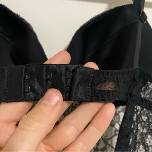 Victoria's Secret Vintage Black Lace Babydoll Lingerie Top medium thumbnail 7