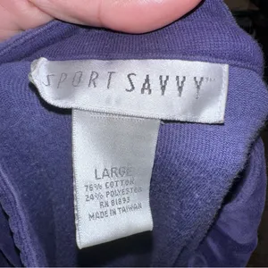 Velvet purple Jumpsuit with Jacket Size L thumbnail 11