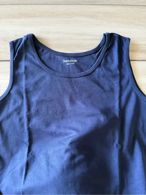 NorthStyle Casual Knit Tank Dress Blue Large NWT IN PACKAGE thumbnail 6