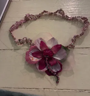Handmade Sequined Wedding Prom Garter  thumbnail 1