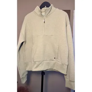 Bearpaw Outdoors Ribbed Quarter Zip Pullover Sage Green‎ Large NWT - Lg thumbnail 2