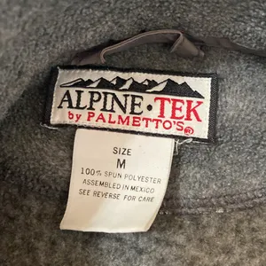 Alpine Tek Gray Zip Up Vest Size M thumbnail 2