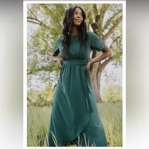 One loved babe faux wrap dress thumbnail 2