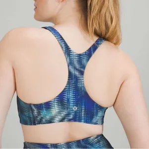 Lululemon Wunder Train Bra *Medium Support, C/D Shapeshifter Flux Blue- Size 12 thumbnail 3