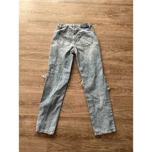 And Now This Distressed Mom Straight Leg Jeans Womens 24 Light Acid Wash Ripped thumbnail 8