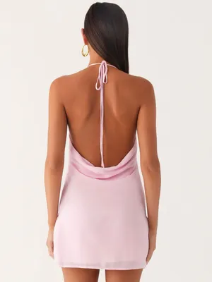 Peppermayo Light Pink Halter Mini Dress thumbnail 2