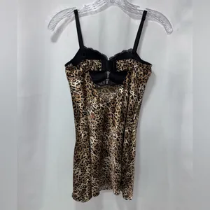 Victoria’s Secret Y2K Leopard Satin Mini Slip Dress thumbnail 2