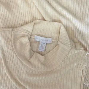 Anthropologie BEYOND YOGA Well Traveled Midi‎ Dress Solid Ivory Ribbed Medium thumbnail 11