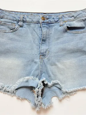 Vanilla Star Light Blue High-Rise Denim Cutoff Shorts - Women 31/13 thumbnail 1