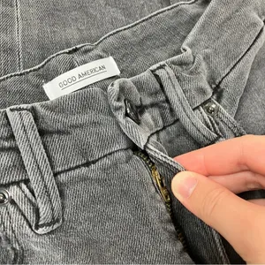 Good American Stone Black 99% Cotton High Waist Skinny Jeans Womens 2/26 thumbnail 2