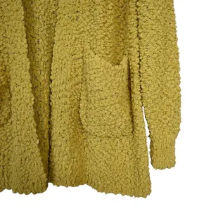Zenana Womens M Mustard Yellow Longline Open Cardigan thumbnail 5