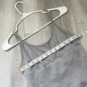 YoungLA Seamless Romper ribbed scrunch womens Gray (large) workout activewear thumbnail 6