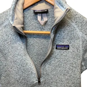 Patagonia Better Sweater 1/4 Zip Pullover‎ Womens Small Blue Heather Fleece thumbnail 3