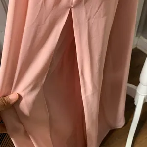 Bariano BHLDN Peach pleated maxi gown size XS bridesmaid wedding guest‎ summer thumbnail 9