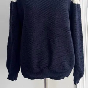 Madewell Color Block Cable Knit sweater size Medium thumbnail 4