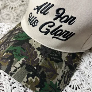 Zenana Boutique Camo All For His Glory Hat thumbnail 2