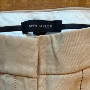 Ann Taylor Beige Cropped Trousers thumbnail 2