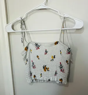 Lottie Moss Floral Crop Top thumbnail 4