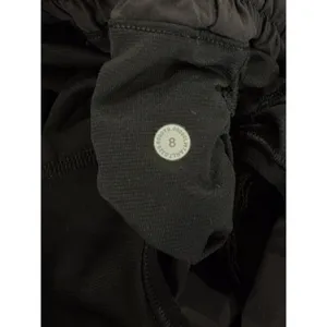 Lululemon Women Shorts Black Hotty Hot Athletic Lined High Rise Stretch Size 8 thumbnail 5