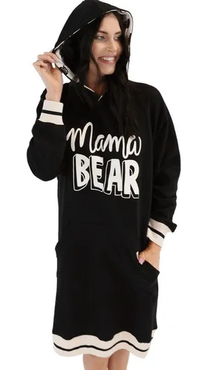 Lazy One Mama Bear Oversized Snuggie S/M With Hoodie/ Stay Warm‎ This Winter thumbnail 1