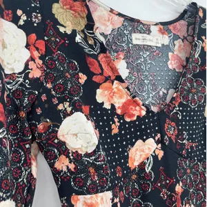 Abercrombie & Fitch Y2K Babydoll Mini Dress Sz XS Floral Whimsigoth Fairy Grunge thumbnail 4