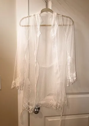 Bridal robe White thumbnail 1
