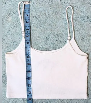 Hollister Baby Cami Crop Tank - White - XS thumbnail 8