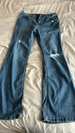 Stitch star flare leg jeans Blue Size 10 thumbnail 1