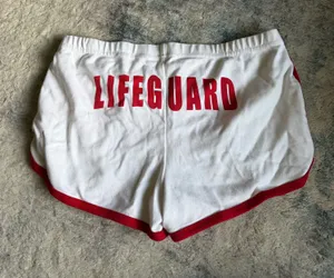 Lifeguard Sweat Shorts White Size L thumbnail 1