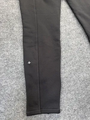 HALARA Black Cargo Joggers with Gold Buttons thumbnail 6