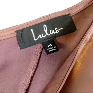 NEW Lulus Indulge Me Y2k Style Satin Mini Dress Size Medium thumbnail 10