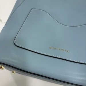 Bostanten Purse Blue Shoulder Bucket Tote Colorful Strap thumbnail 6