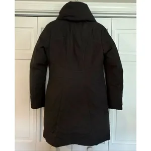 Elie Tahari down fill cocoon puffer jacket charcoal size M thumbnail 8