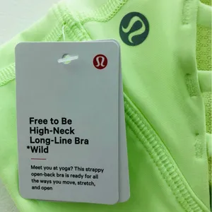 Lululemon Free to Be High-Neck Longline Bra Wild Light Support A/B Faded Zap S6 thumbnail 7